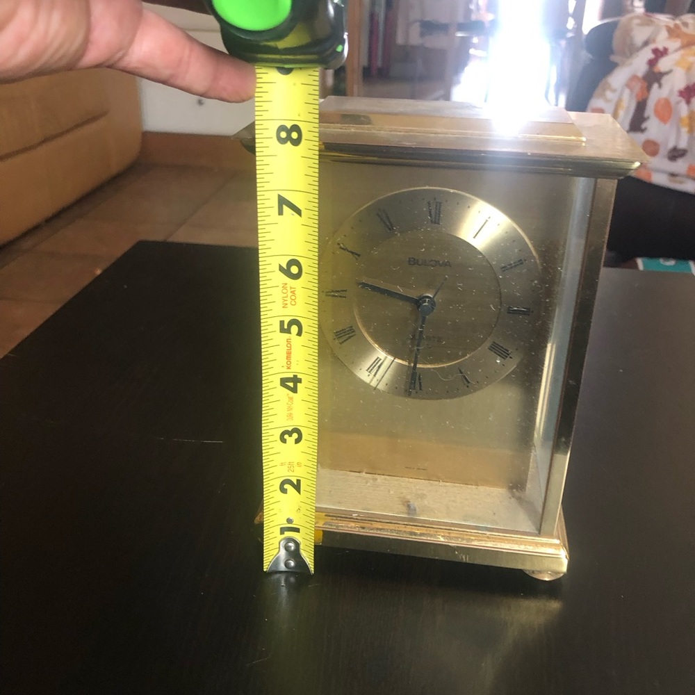 Bulova clock good working condition